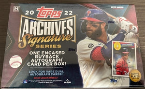 2022 Topps Archives Signature Series Hobby Box